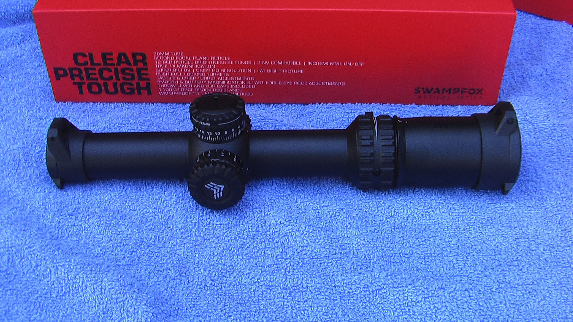FS NIB Swampfox Optics Arrowhead 110x24 LPVO scope PICS